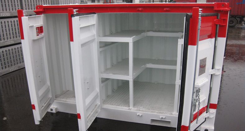 Offshore gas bottle storage container_b