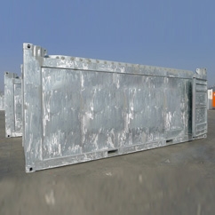20ft galvanized offshore open top container